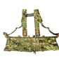 Minimalist Modular Chest Rig Set, Front Split