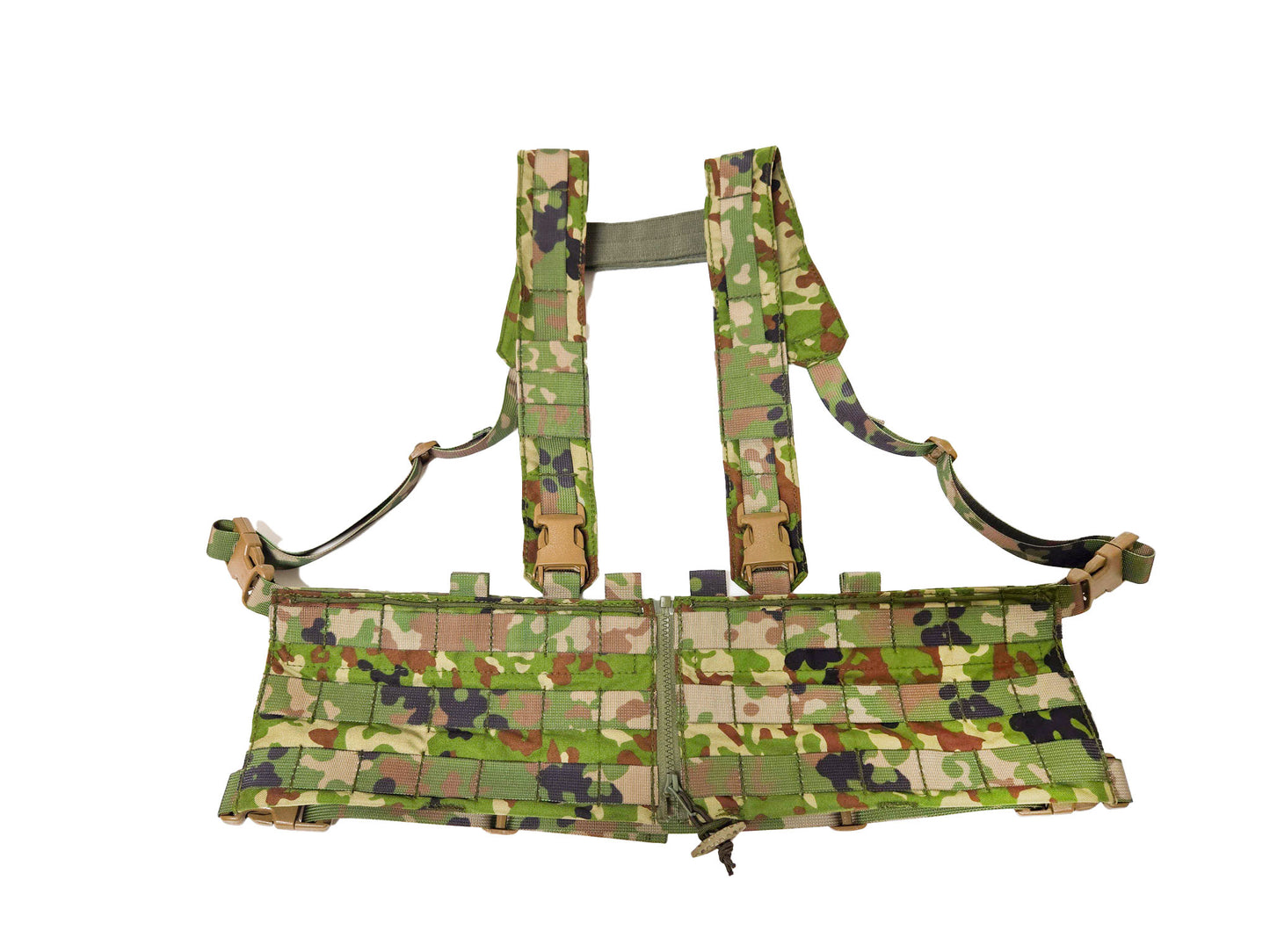 Minimalist Modular Chest Rig Set, Front Split